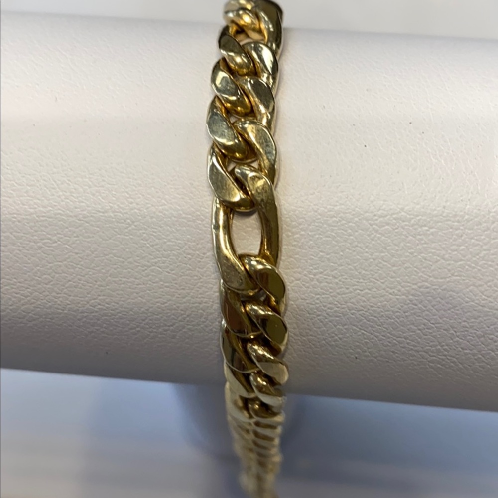 NEW 14K Gold Chain Bracelet - Picture 6 of 8